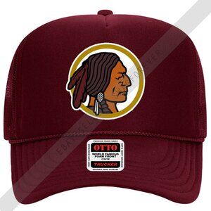 Washington Redskins Retro 1937 Logo Foam Trucker Hat MAROON